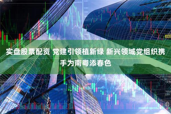 实盘股票配资 党建引领植新绿 新兴领域党组织携手为南粤添春色